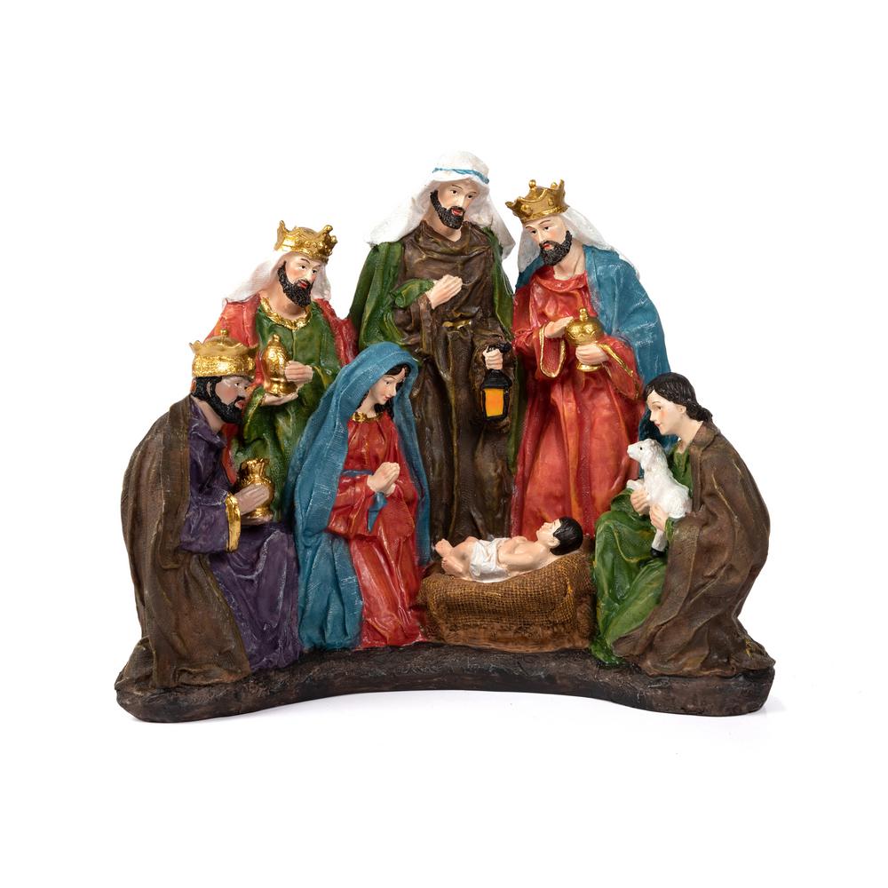 Home Accents Holiday 10 5 In Nativity Scene 88b0793b The Home Depot