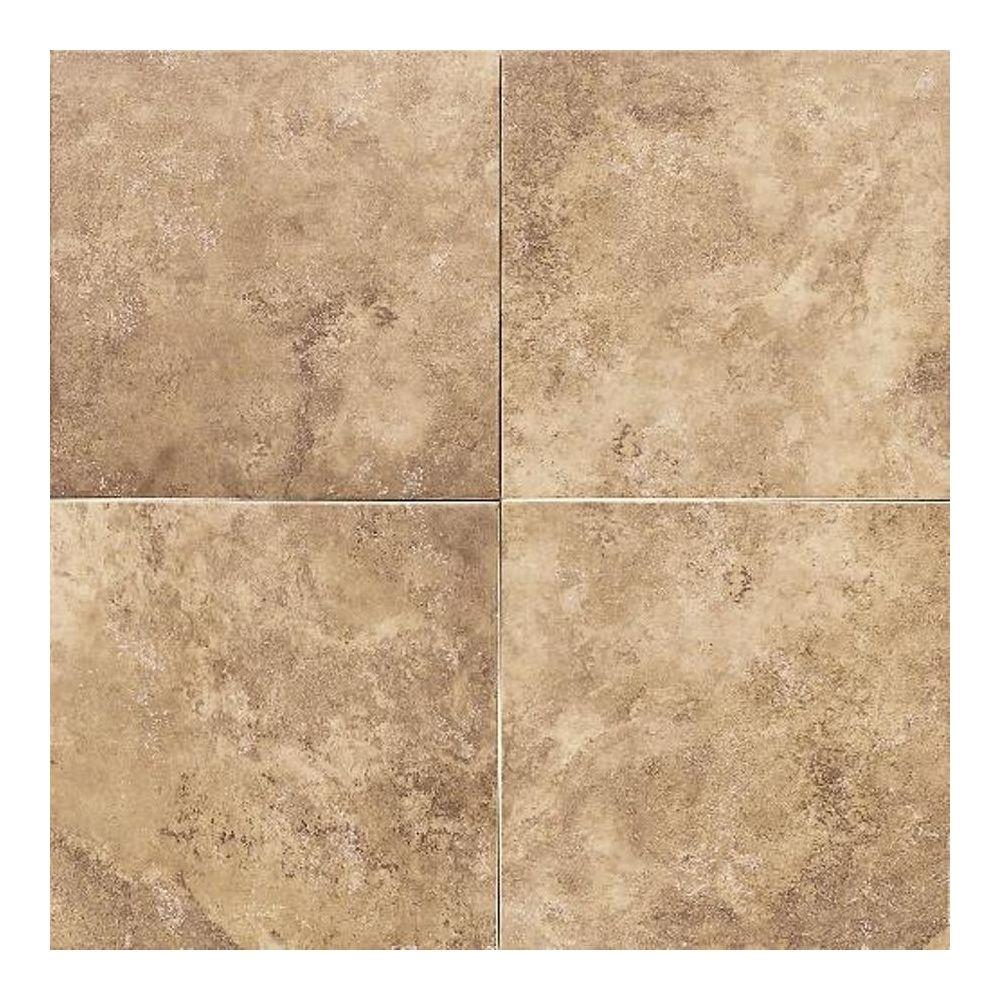 Daltile Salerno Marrone Chiaro 12 In. X 12 In. Glazed Ceramic Floor And ...