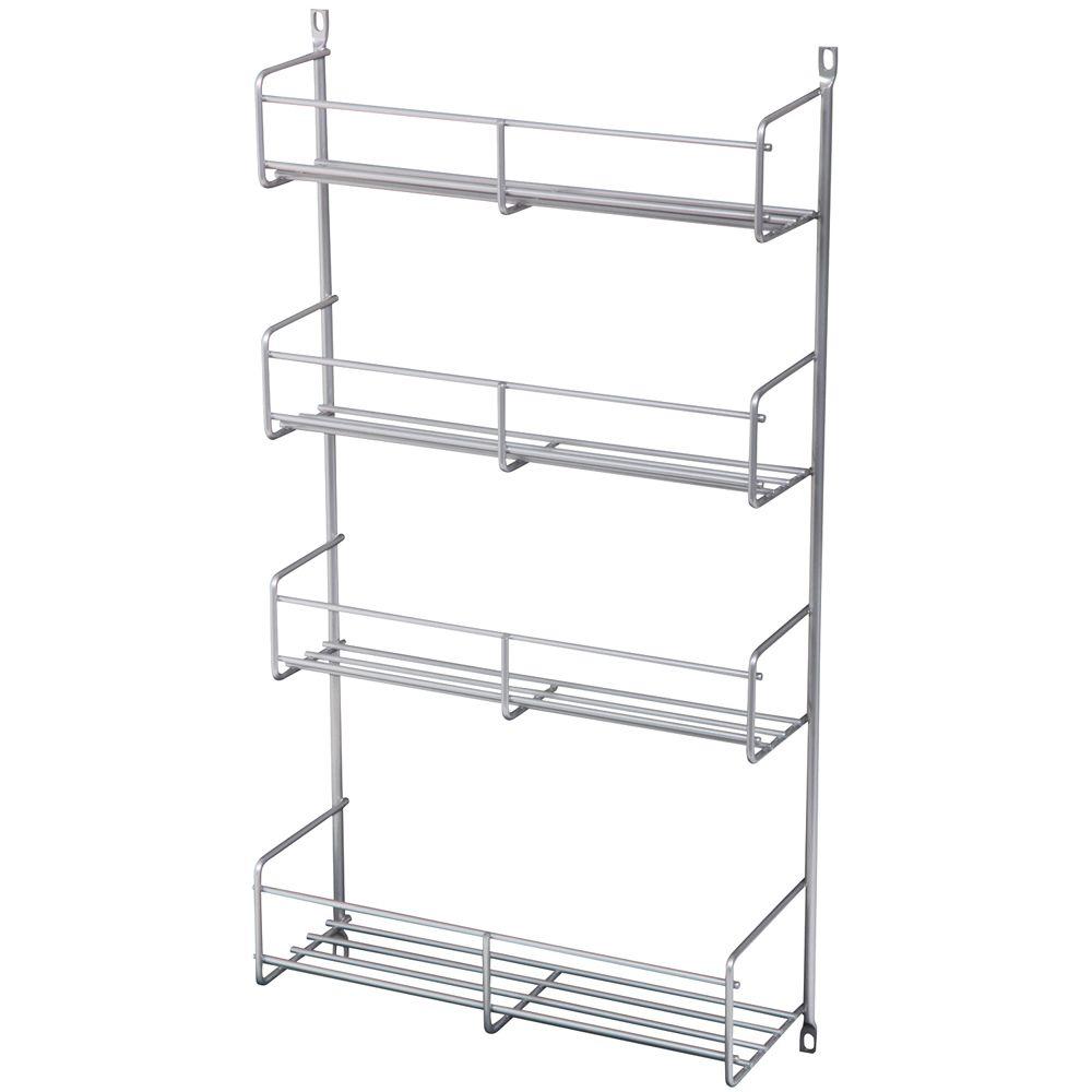 Knape Vogt 20 In X 10 81 In X 3 88 In Door Mounted Spice Rack Cabinet Organizer