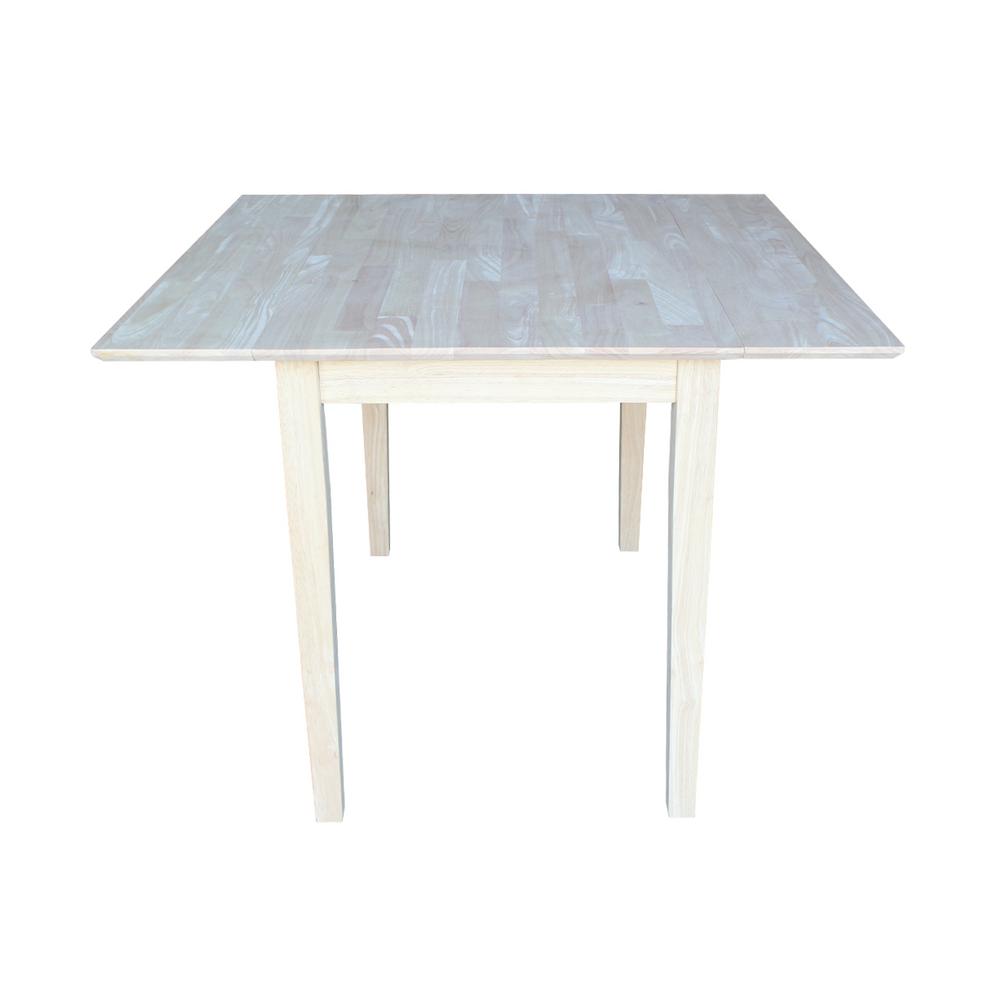 International Concepts Unfinished Dual Drop Leaf Dining Table T Unfinished Dual Drop Leaf Dining Table