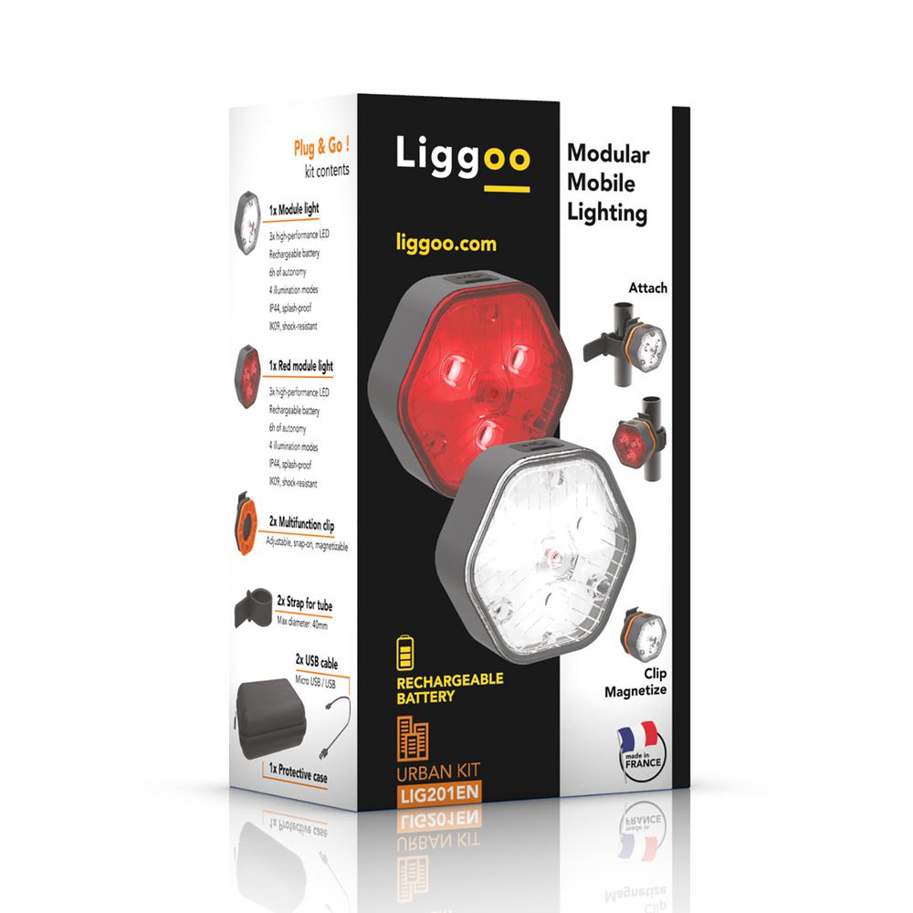 Liggoo Urban Multi-Purpose Freehand Rechargeable Lighting Kit by Liggoo