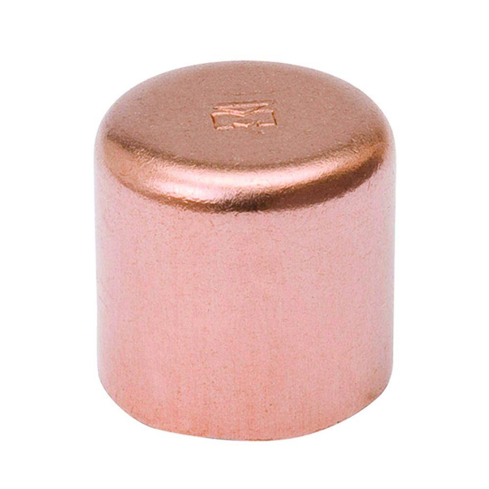 Mueller Streamline 1/2 in. Copper Cap (25Pack)W 07007P25 The Home Depot