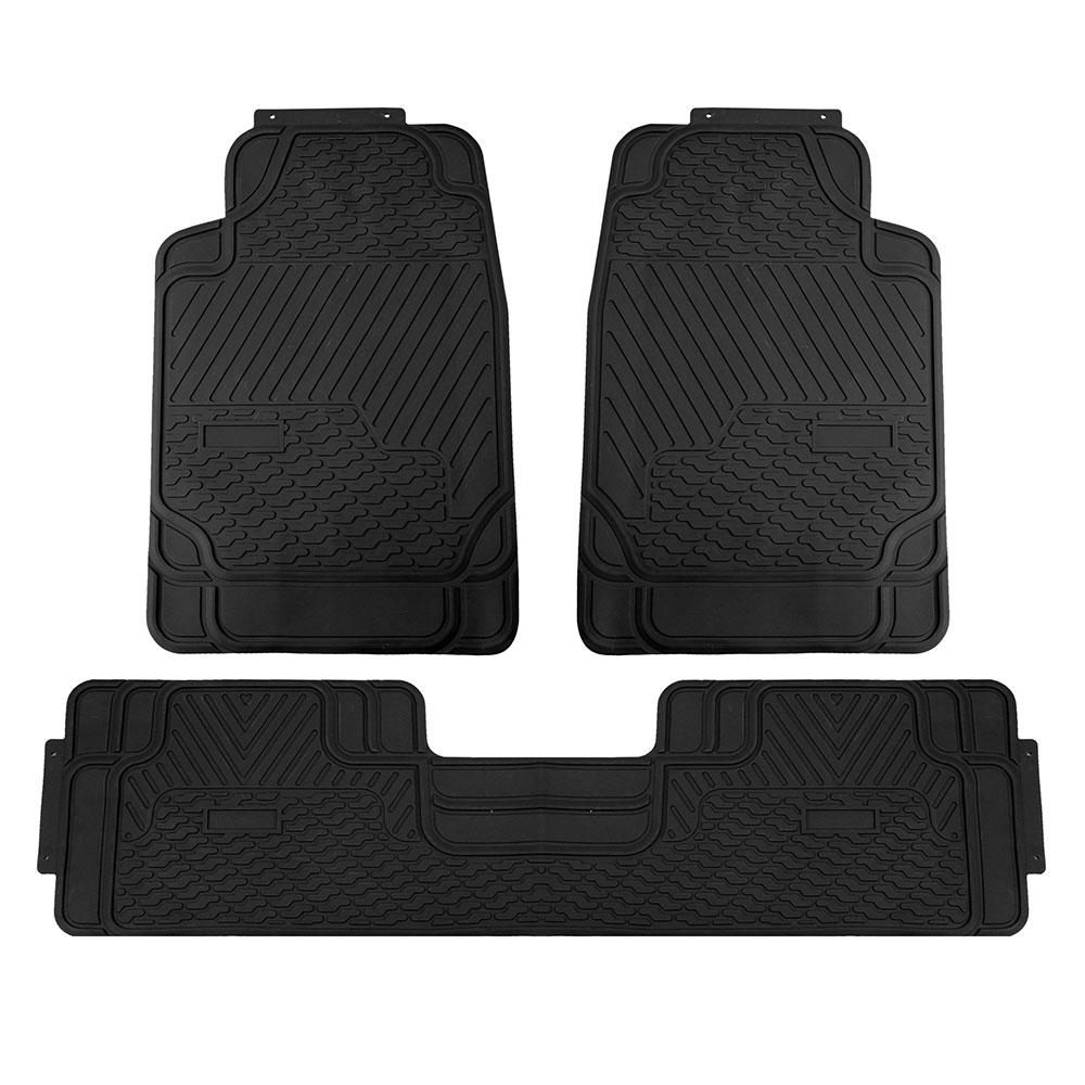 Fh Group Black Heavy Duty 3 Piece 29 In X 19 In X 2 In Durable