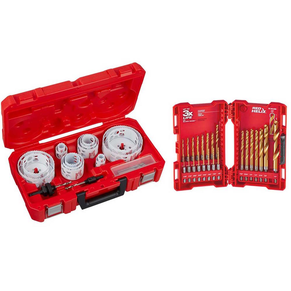 6 x Metric Size Flat Wood Spade Drill Bit High Quality Hole Cutter Set Holesaw
