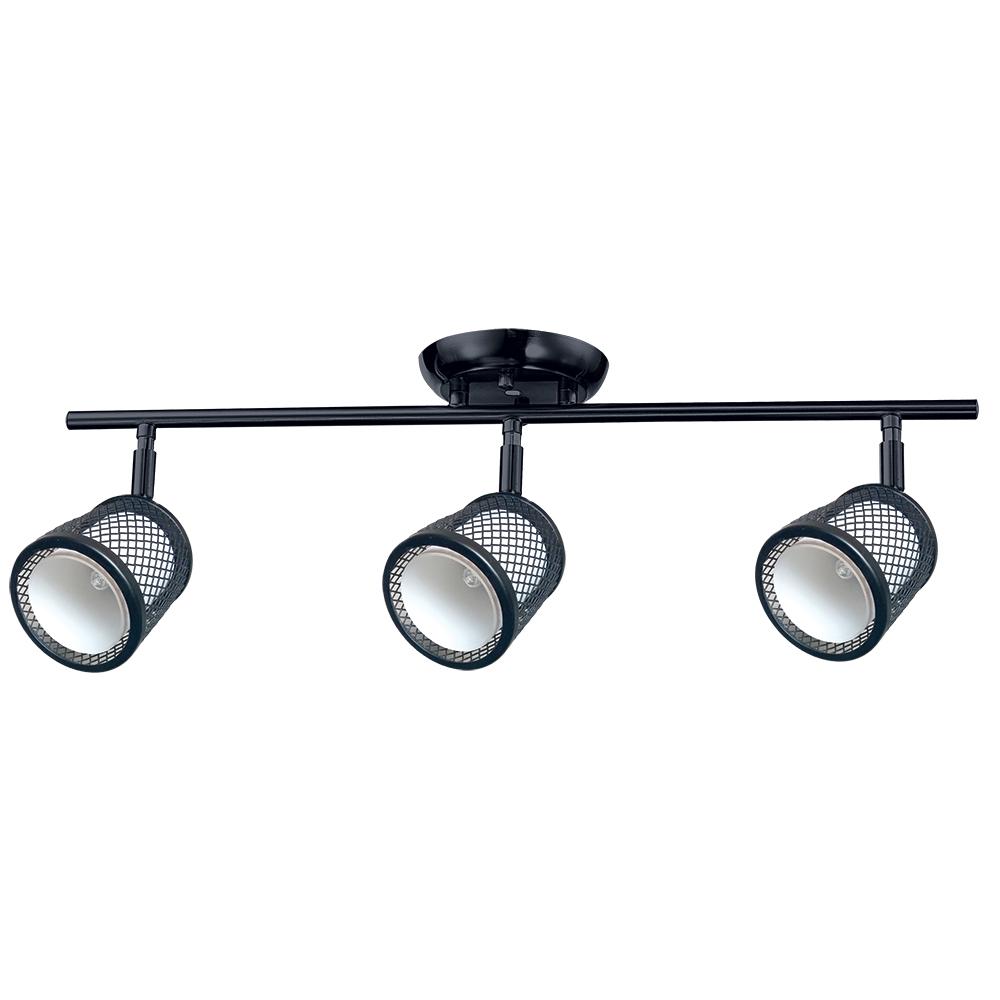 Black Canopy Track Lighting The Home Depot Baltimore 23 2 In 3 Lights Black And Pewter Track Lighting Kit