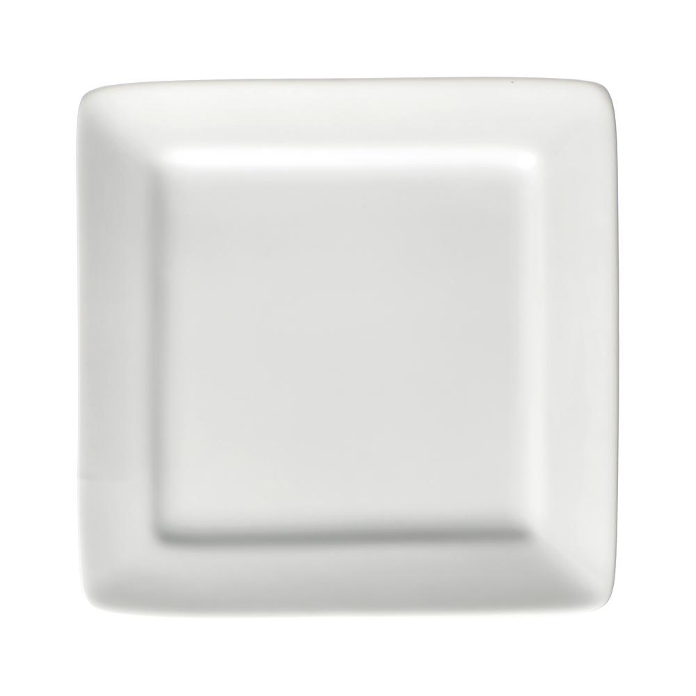 square plate set white