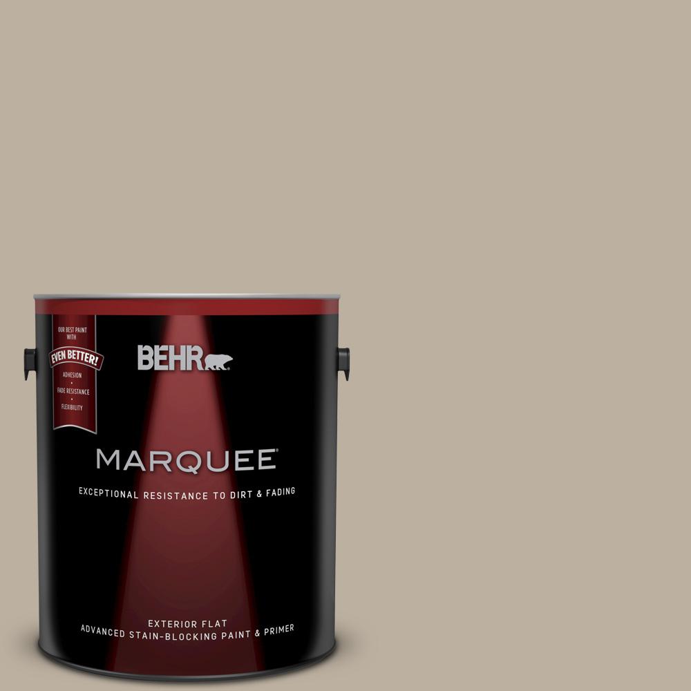 Behr Marquee 1 Gal 750d 4 Pebble Stone Flat Exterior Paint 445401 Behr Marquee 1 Gal 750d 4 Pebble Stone Flat Exterior Paint