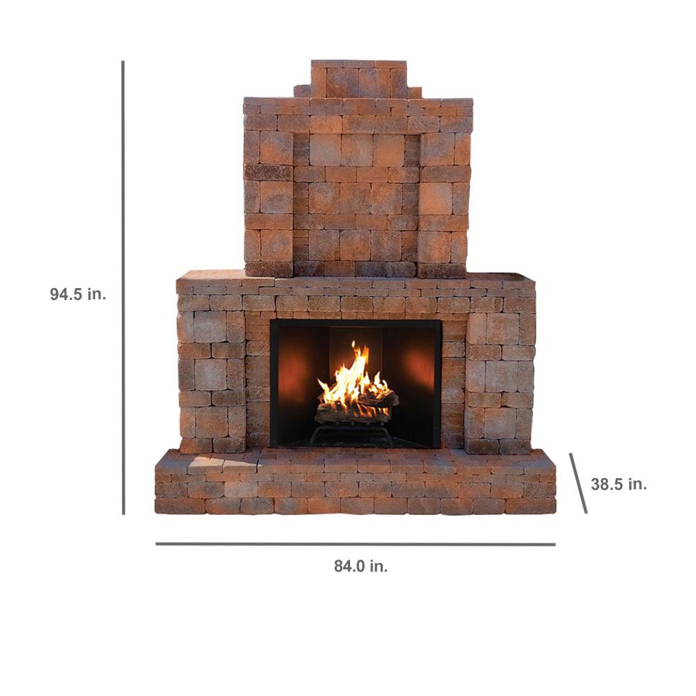 Pavestone Rumblestone 84 In X 38 5 In X 94 5 In Outdoor Stone