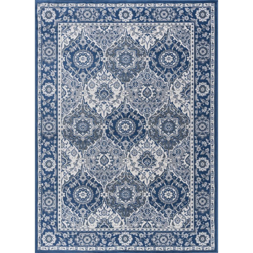 Tayse Rugs Madison Navy 8 Ft X 10 Ft Area Rug MDN3607 8x10 The Home   Navy Tayse Rugs Area Rugs Mdn3607 8x10 64 1000 