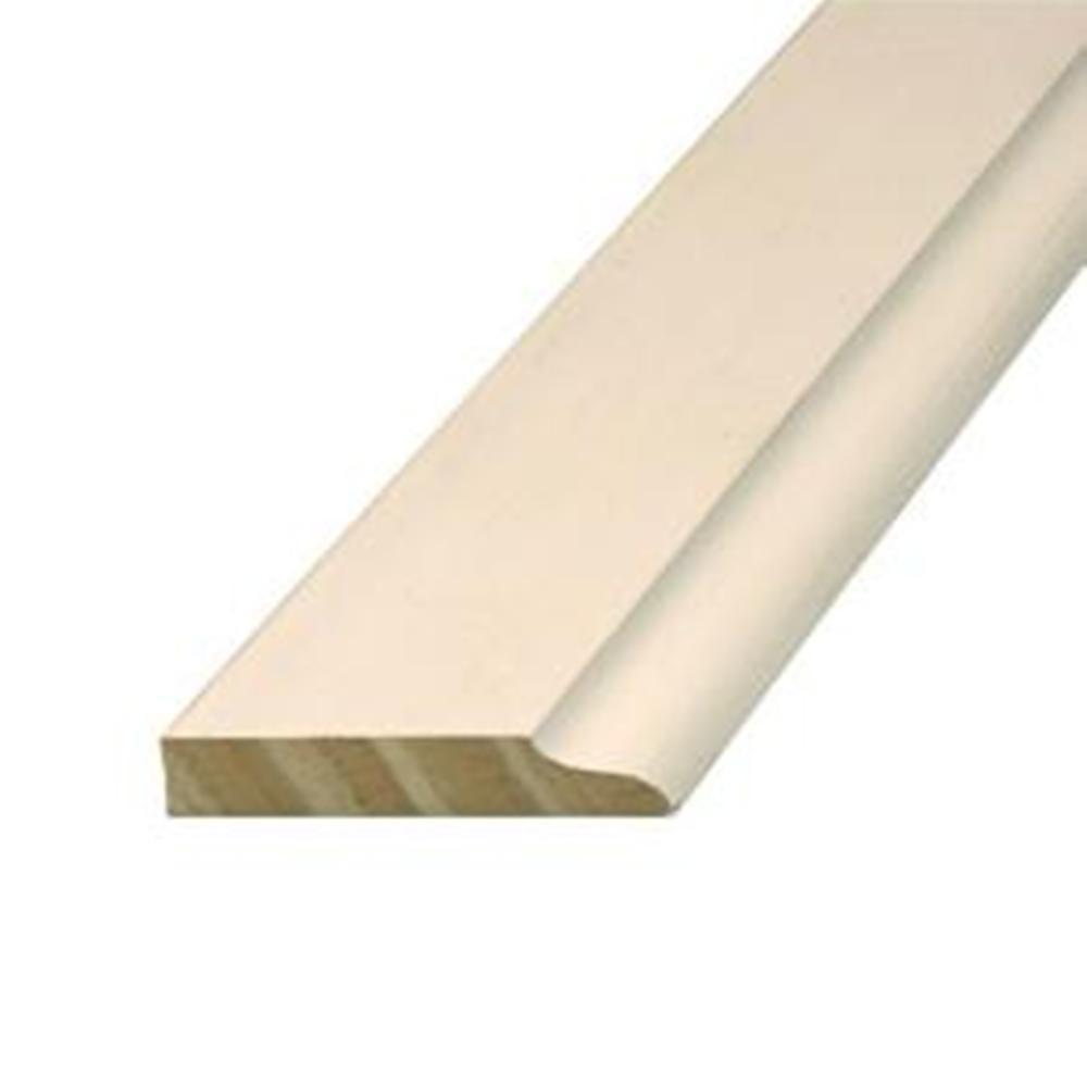 Moulding & Millwork 3/8 in. x 13/8 in. x 120 in. Primed Finger Joint