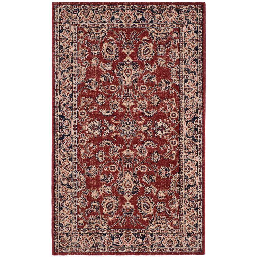 Safavieh Artisan Rust/Navy 3 ft. x 5 ft. Area RugATN324R3 The Home