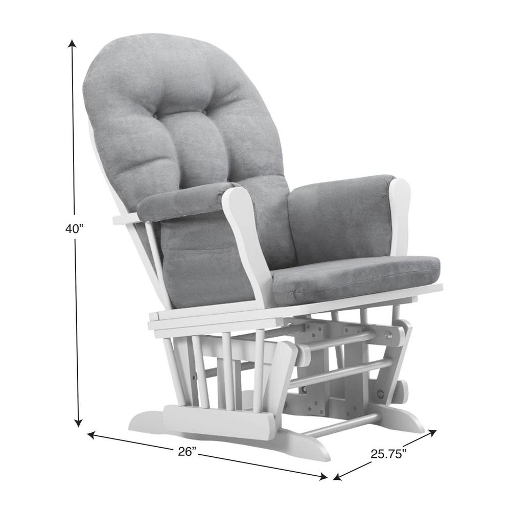 Bentley White Light Gray Glider Bentley White Light Gray Glider