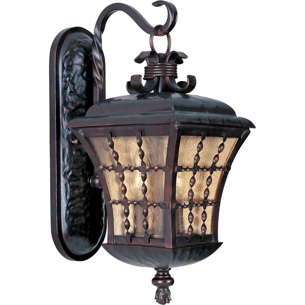 Maxim Lighting Orleans 3-Light Oil Rubbed Bronze Outdoor Wall Mount by Maxim Lighting