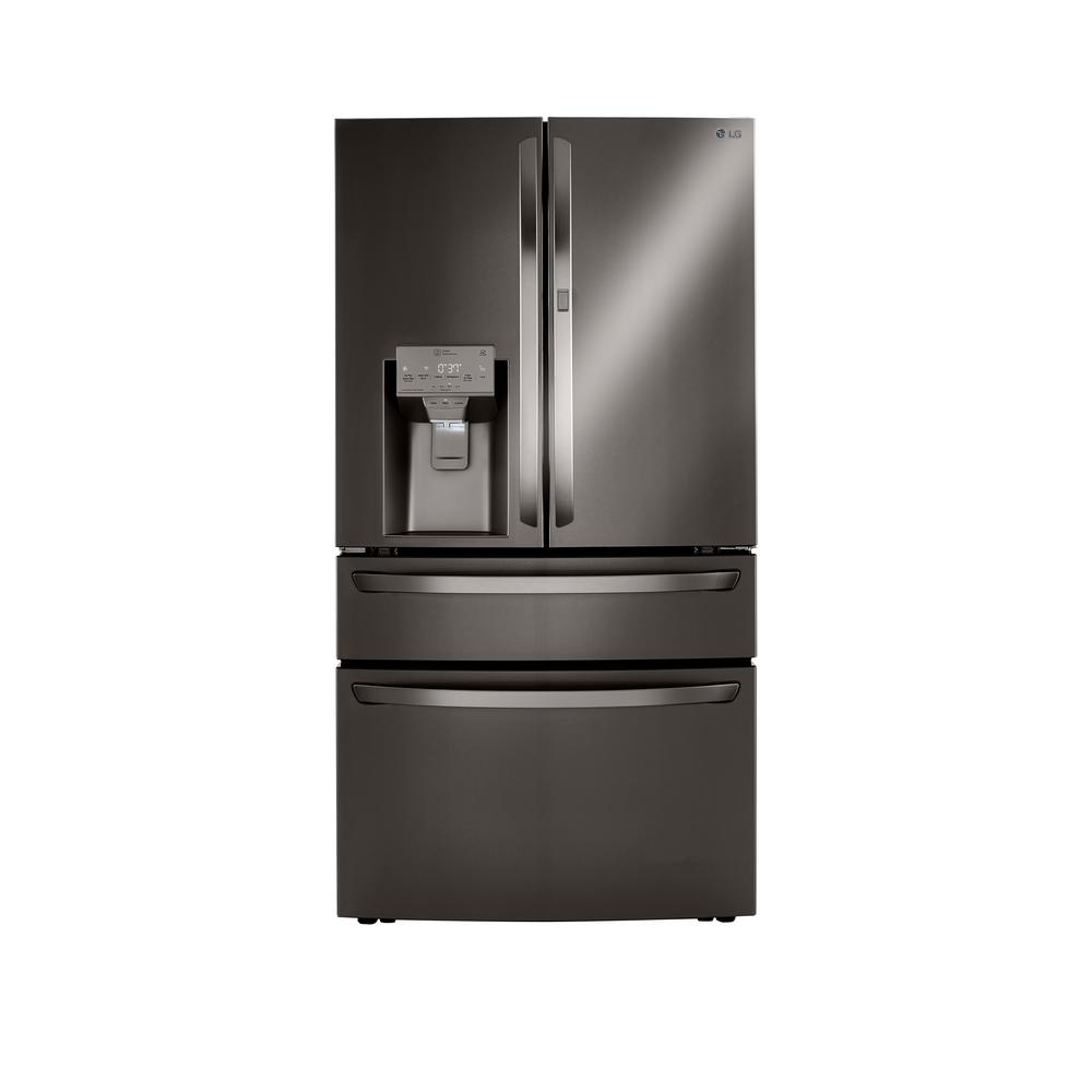 LG Electronics 29.7 cu. ft. Smart 4-Door French Door Refrigerator, Door-In-Door, Dual and Craft Ice in PrintProof Black Stainless Steel was $4099.0 now $2698.2 (34.0% off)