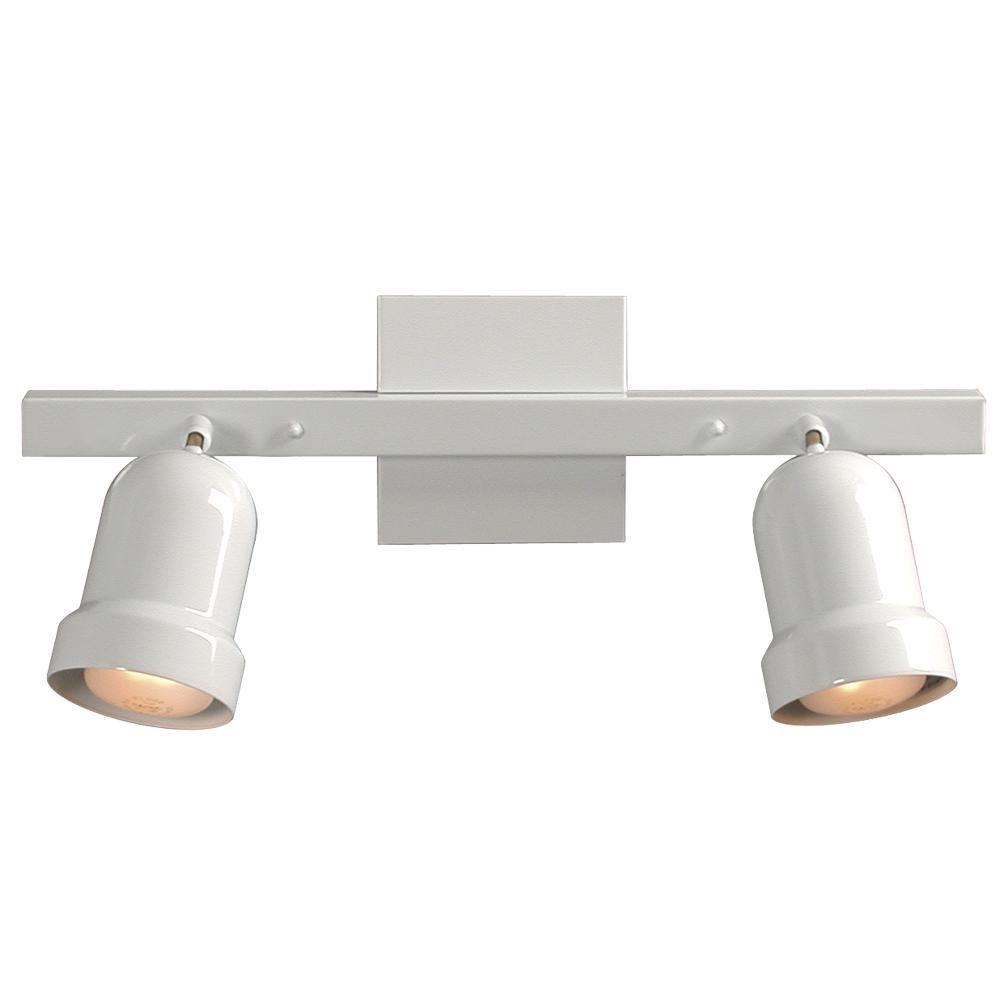 Filament Design Negron 2-Light White Track Lighting with Directional ...