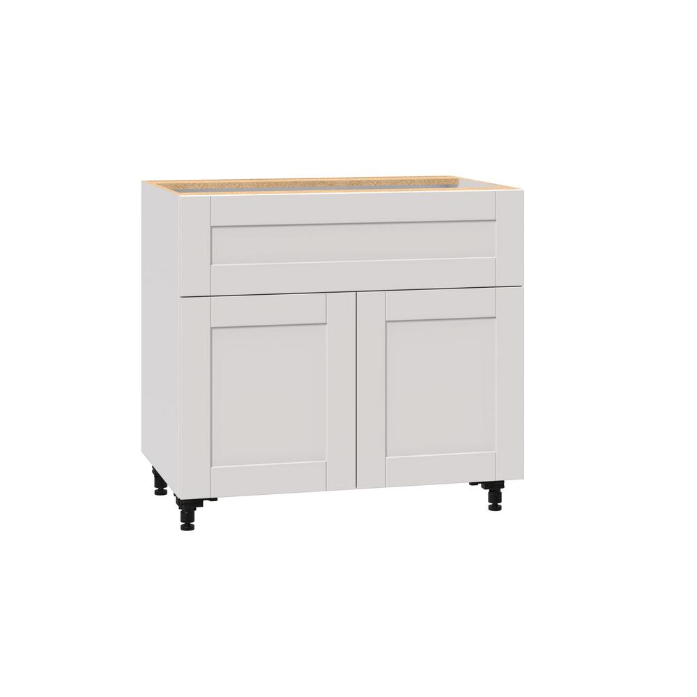 J Collection Shaker Assembled 36x34 5x24 In Base Cabinet For