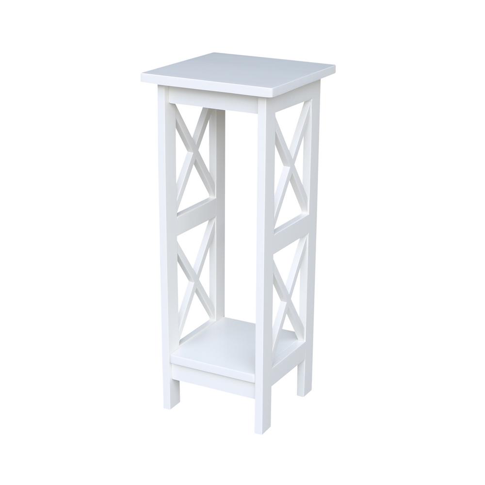 International Concepts Solid Wood 30 In H White Plant Stand Ot08 International Concepts Solid Wood 30 In H White Plant Stand
