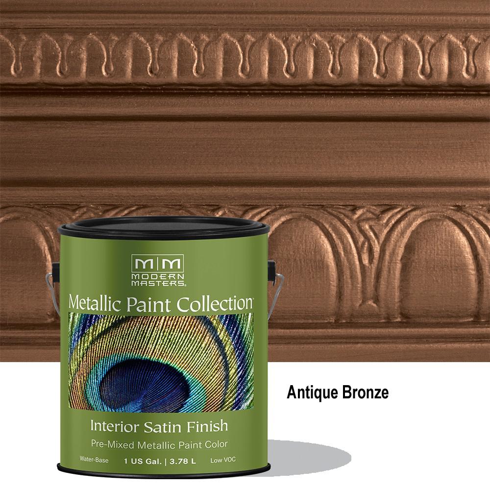 Antique Bronze Modern Masters Faux Finish Wall Paint Me204gal 64 1000 