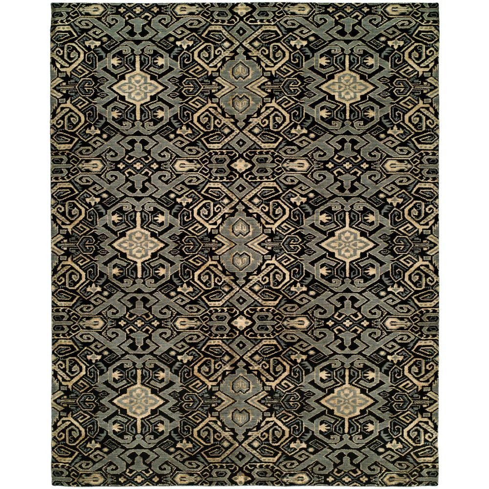 Kalaty Synthetic Black Area Rugs The Home Depot Area Rug