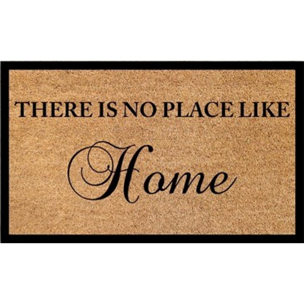 Dynamic Rugs Vale There Is No Place Like Home 18 In X 30 In Door Mat