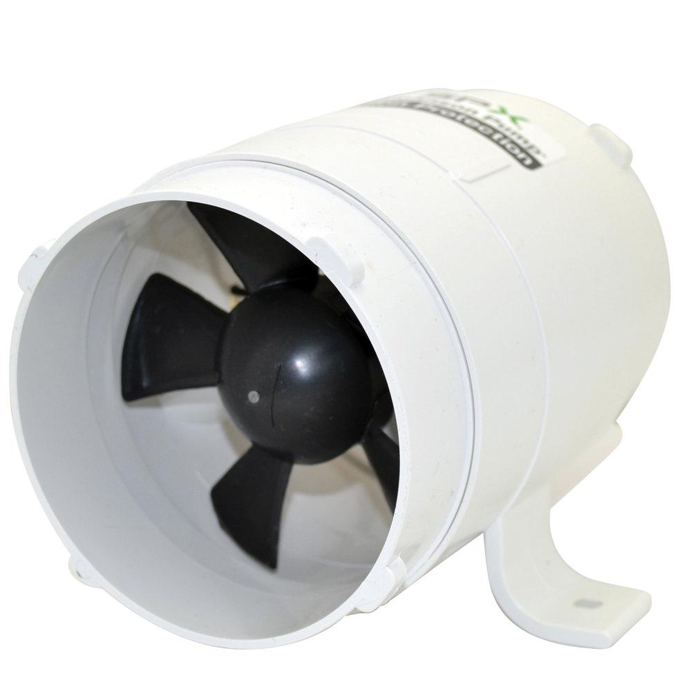 Johnson Pump 4 in. Inlet/Outlet 240 CFm InLine Bilge Blower66402
