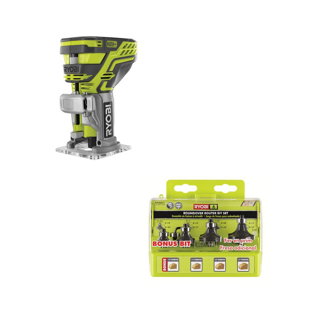 RYOBI 18Volt ONE+ Cordless Fixed Base Trim Router with Roundover