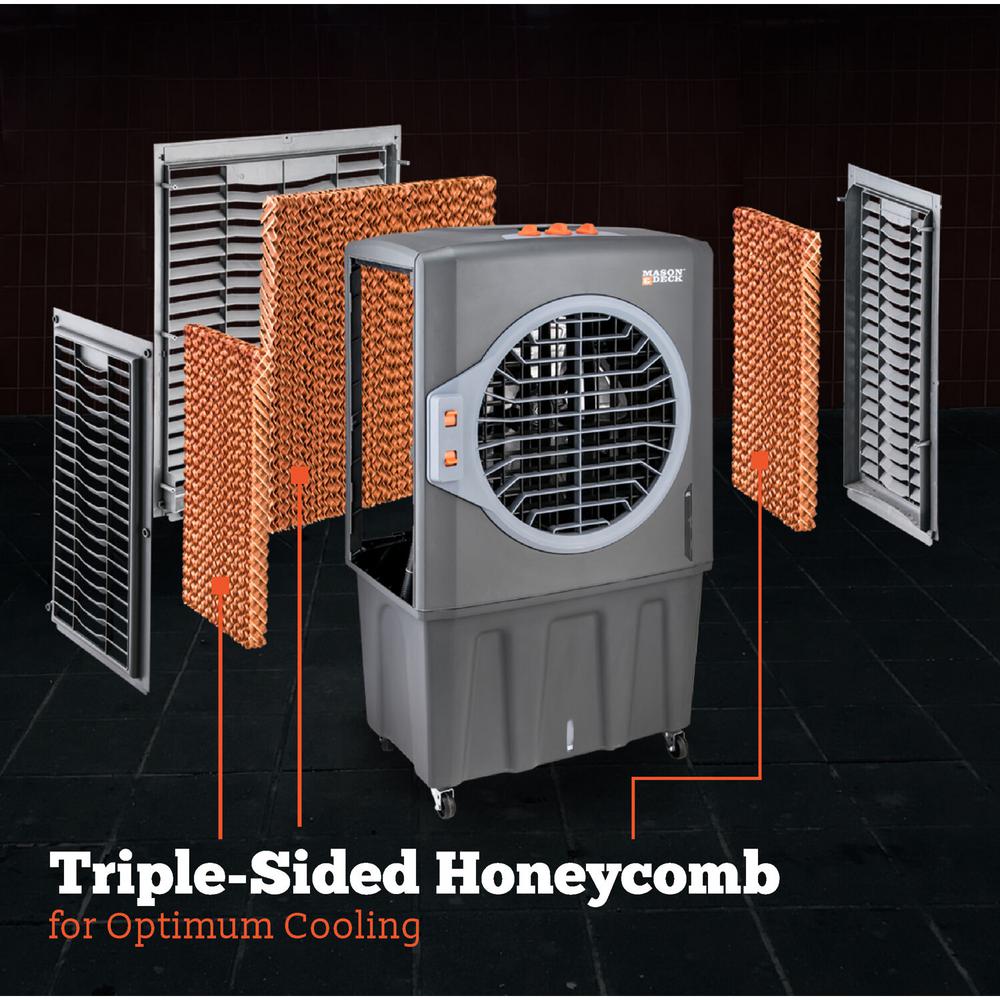3 sided honeycomb air cooler
