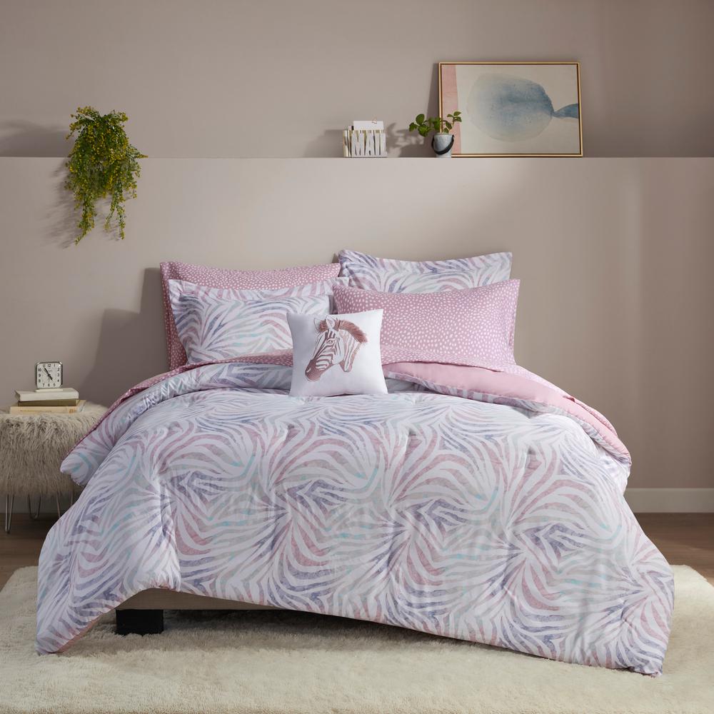 Intelligent Design Maya 8 Piece Lavender Queen Zebra Printed Comforter Set Id10 1895 The Home Depot - Purple Zebra Bedding Set Intelligent Design Maya 8 Piece Lavender Queen Zebra Printed Comforter Set Id10 1895 The Home Depot - Purple Zebra Bedding Set