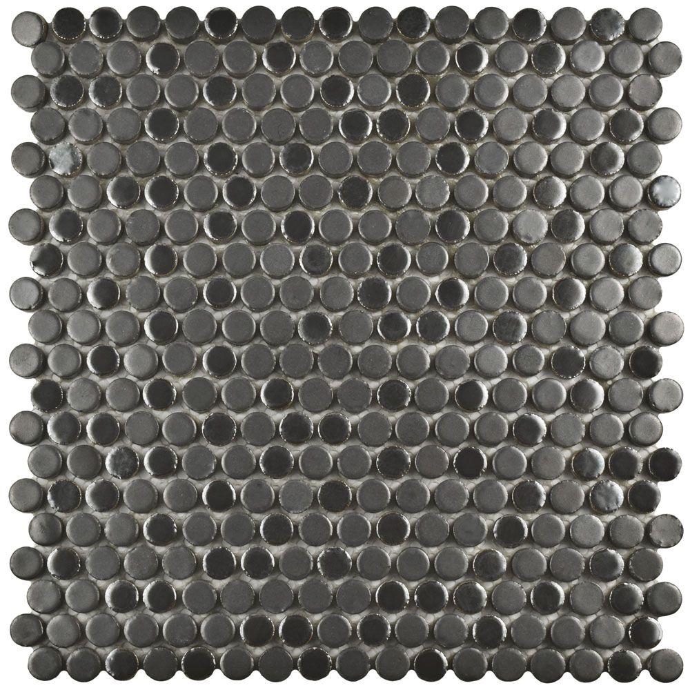 Merola Tile Comet Penny Round Silver 11 1 4 In X 3 9 Mm Merola Tile Comet Penny Round Silver 11 1 4 In X