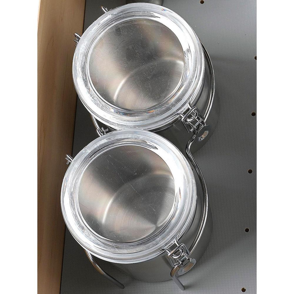 RevAShelf 12 in. H x 0.75 in. W x 20 in. D Single Chrome Bakeware and