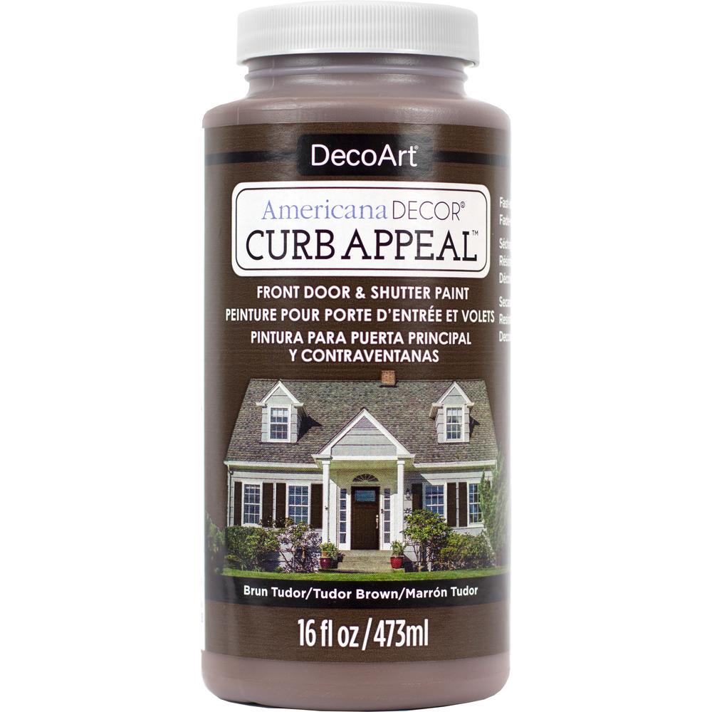 Americana Decor Curb Eal 16 Oz Tudor Brown Paint Adca23 65 The Tudor Brown Paint
