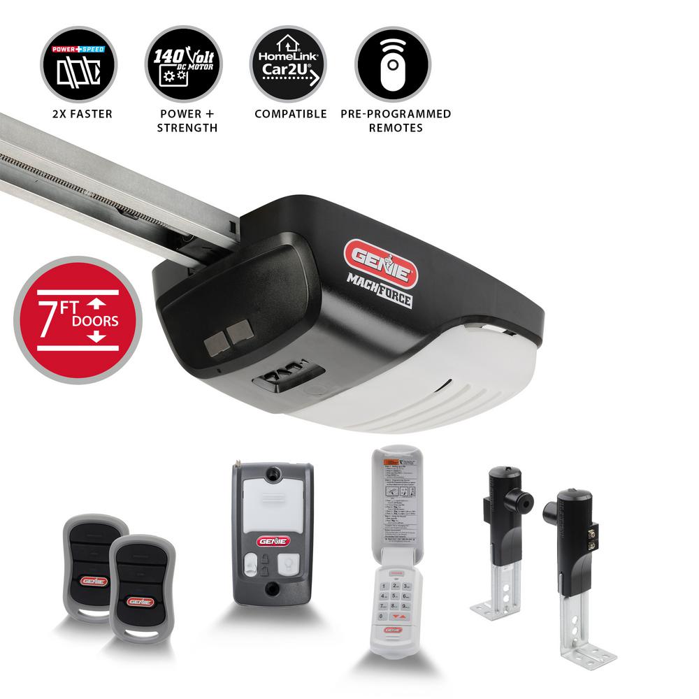 MachForce Plus 2 HP Premium Screw Drive Garage Door Opener Plus Wireless  Keypad