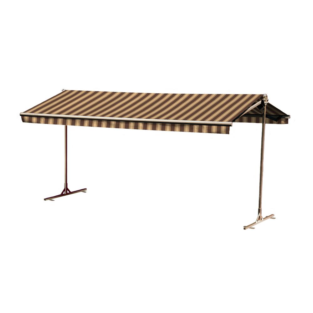 Bali Essentials 16 ft. Oasis Freestanding Manual Retractable Awning