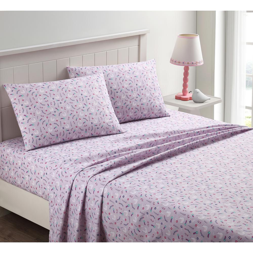 purple kids bed