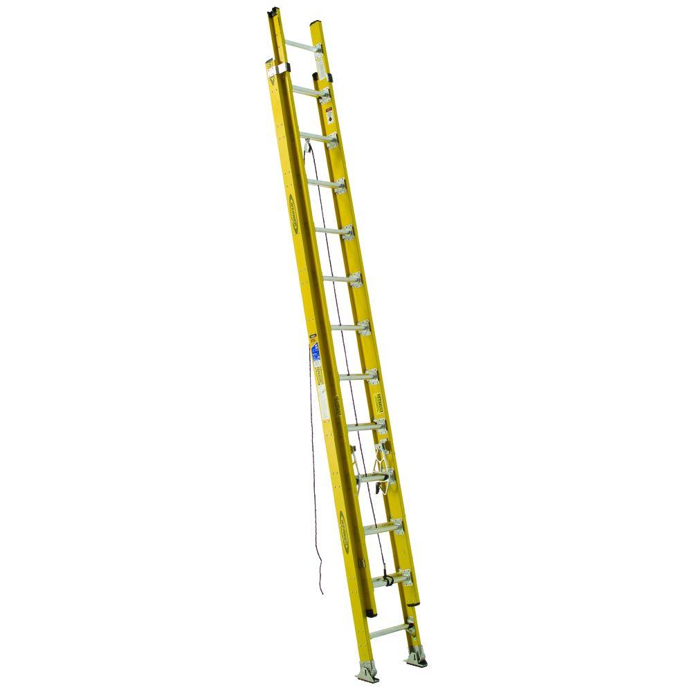 Werner 24 ft. Fiberglass DRung Extension Ladder with 375 lb. Load