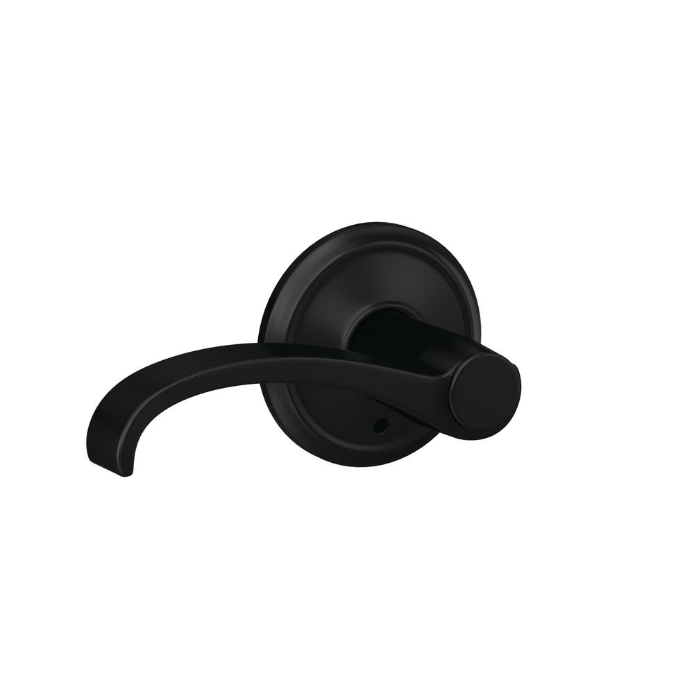 Schlage Custom Whitney Matte Black Alden Trim Combined Interior Door Schlage Custom Whitney Matte Black Alden Trim Combined Interior Door Lever