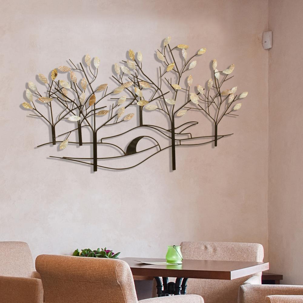 PREMIUM Oil-Rubbed Bronze Tree-Lined Street Metal Work ...