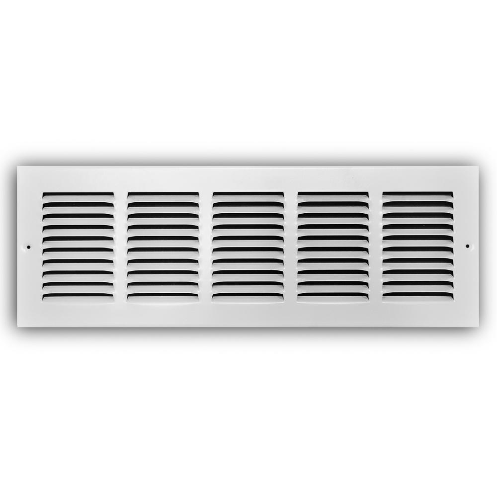 Everbilt 20 in. x 6 in. White Return Air GrilleE170 20X06
