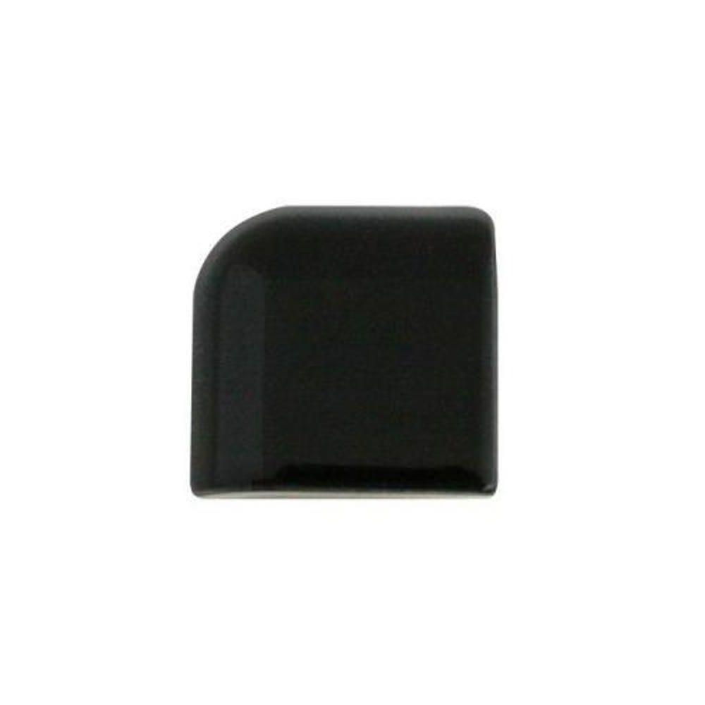 Bullnose Corner Black Tile Trim The Home Depot Black Ceramic Bullnose Corner Wall Tile