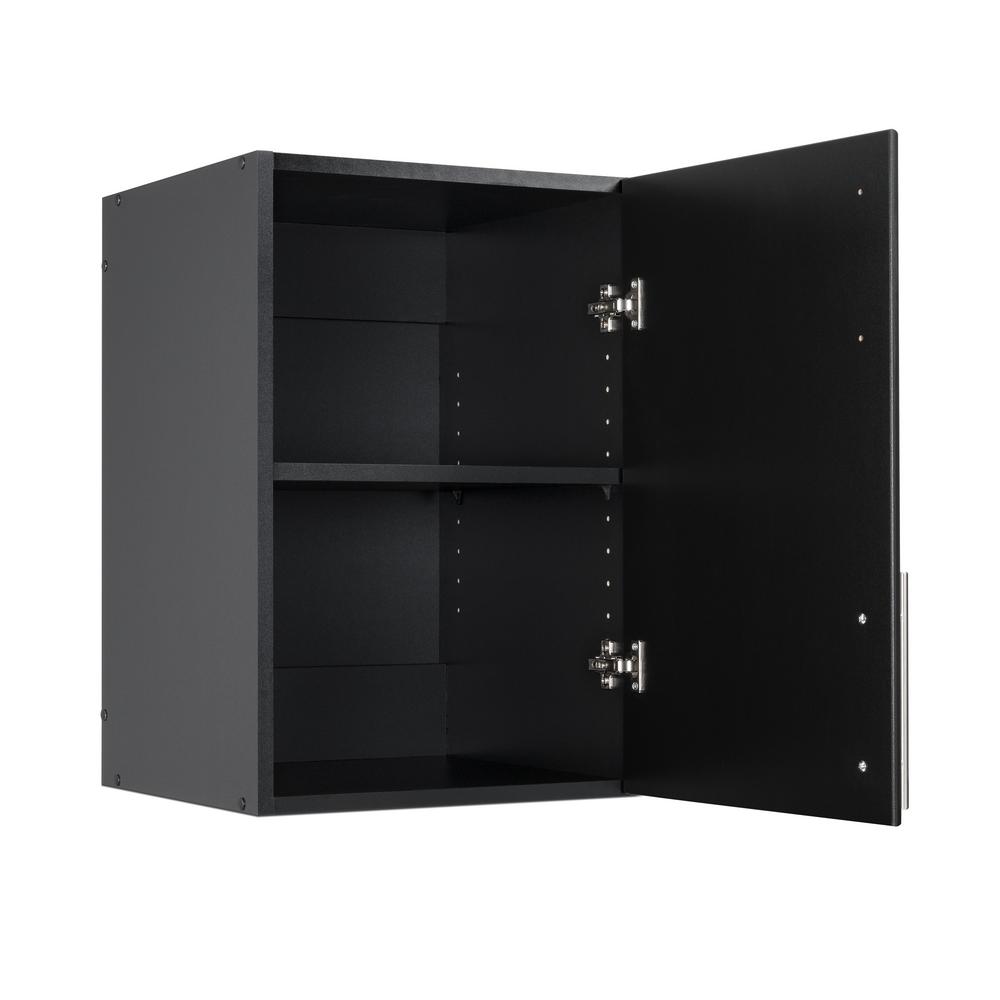 Prepac Elite 16/" Stackable Wall Cabinet in Black