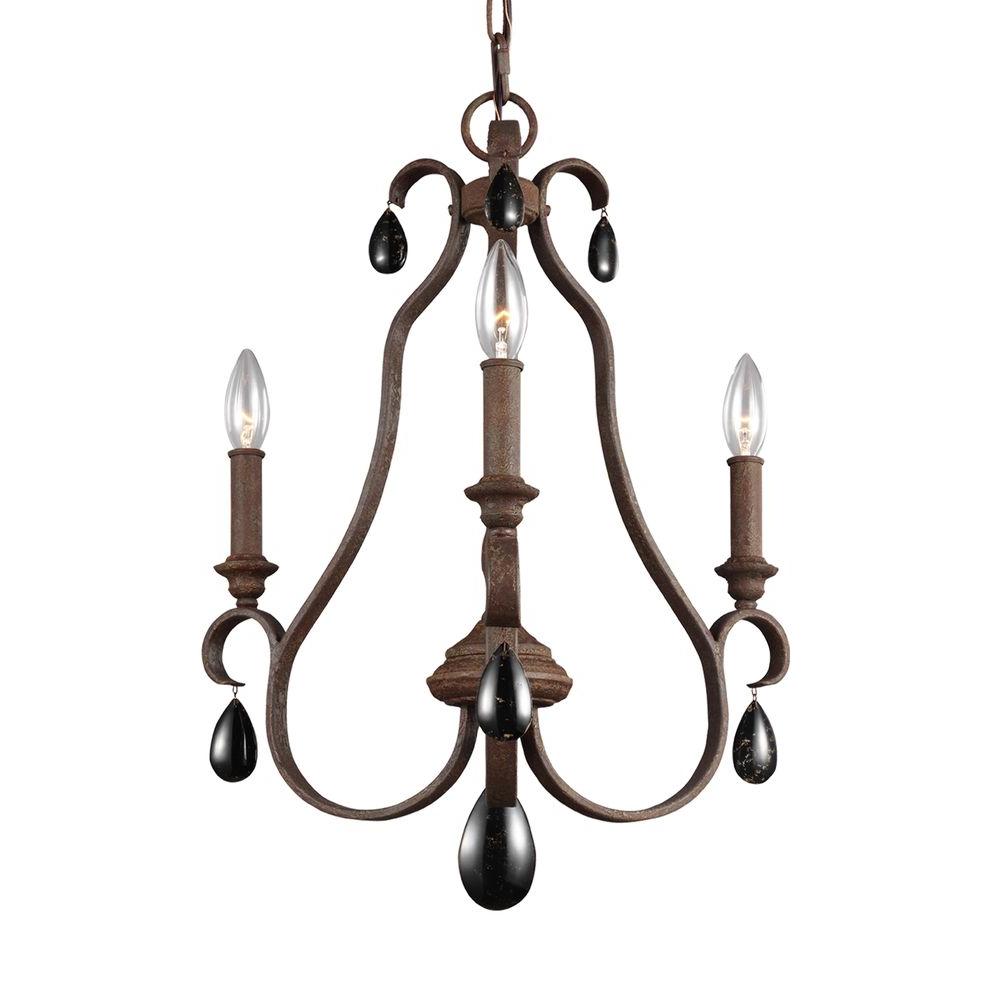 Feiss Dewitt 3 Light Weathered Iron Single Tier Chandelier Shade Feiss Dewitt 3 Light Weathered Iron Single Tier Chandelier Shade