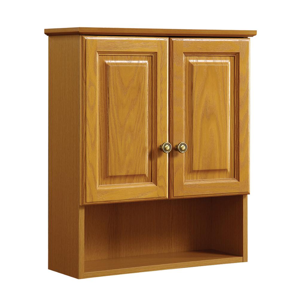 Oak Bathroom Wall Cabinets Bathroom Cabinets Storage The Home Depot