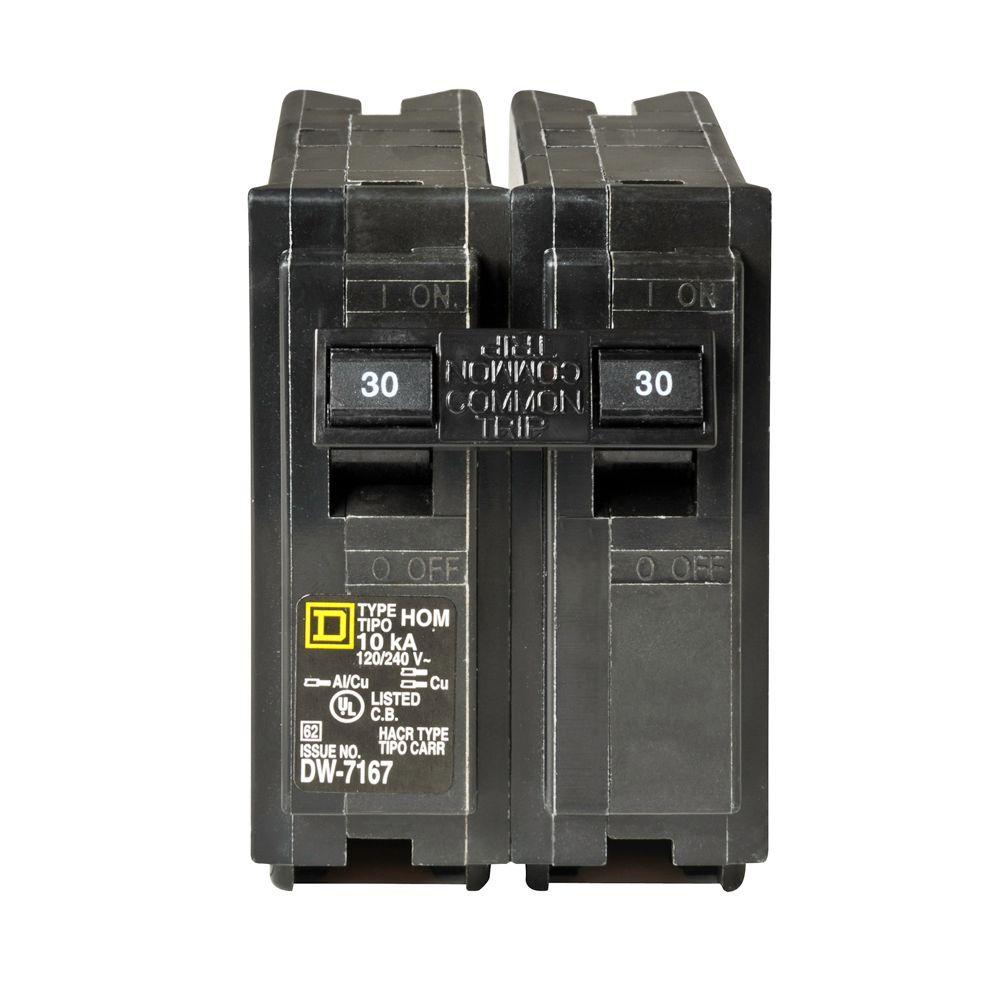 30 amp breaker square d