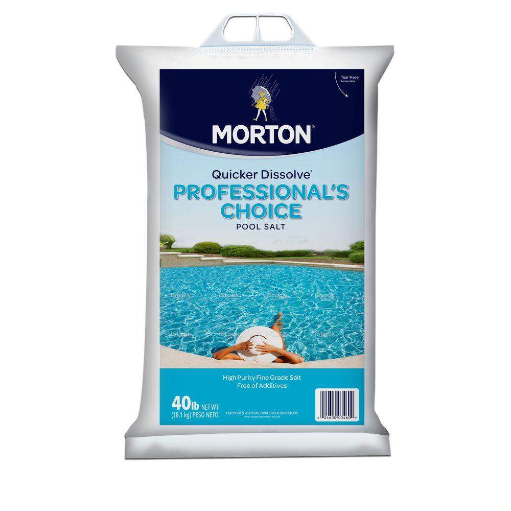 Morton 40 lbs. Pool Salt-3460 - The Home Depot