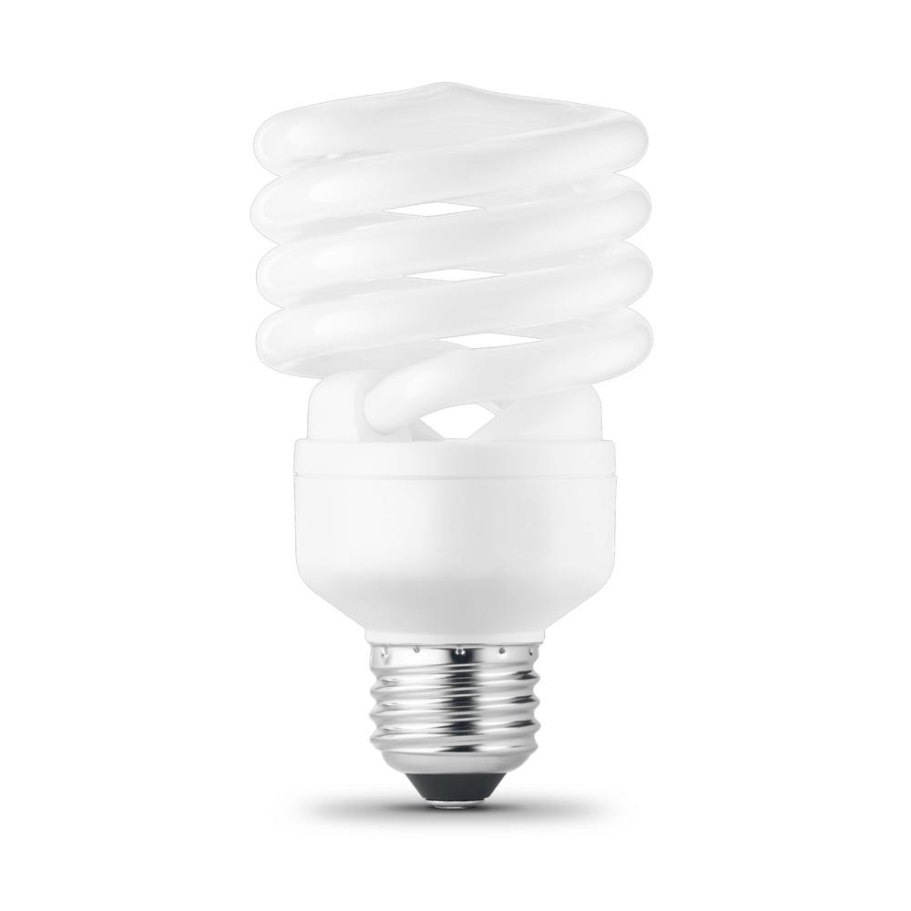 EcoSmart 100-Watt Equivalent T2 Spiral Non-Dimmable E26 ...