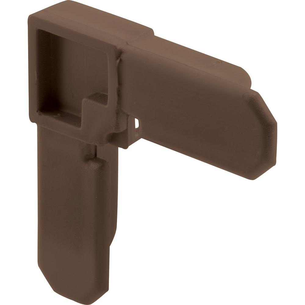 Prime Line 3 8 In X 4 Bronze Plastic Screen Frame Corner Pl Bronze Plastic Screen Frame Corner