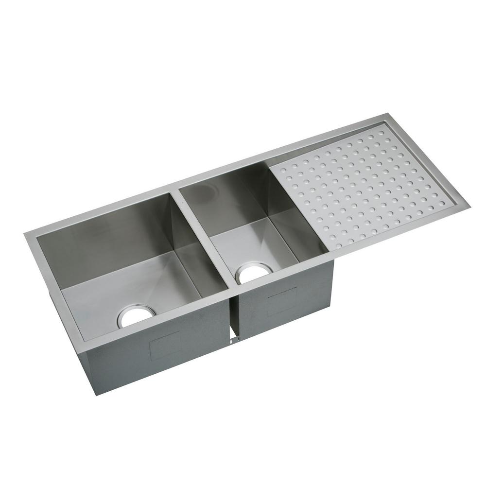 Elkay Crosstown Undermount Stainless Steel 47 in. Double ...