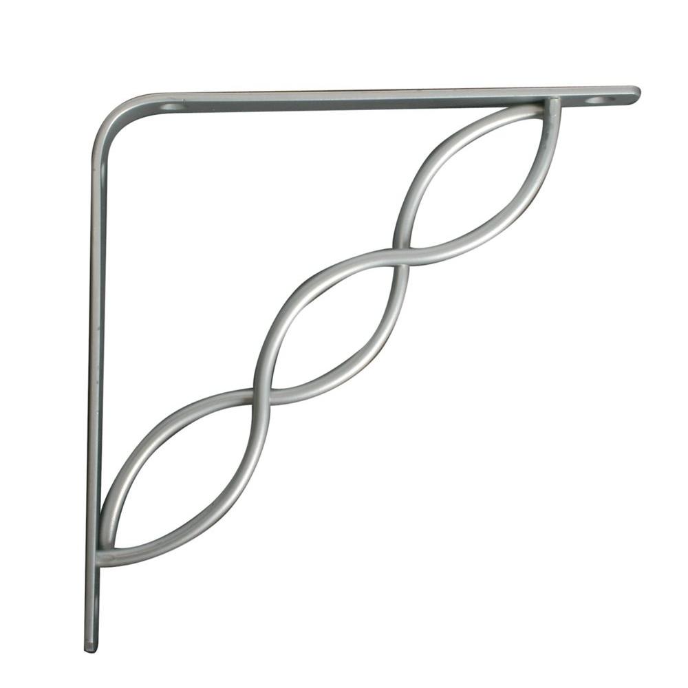 Knape & Vogt Concord 7.75 in. L x 0.75 in. W Satin Nickel 50 lb