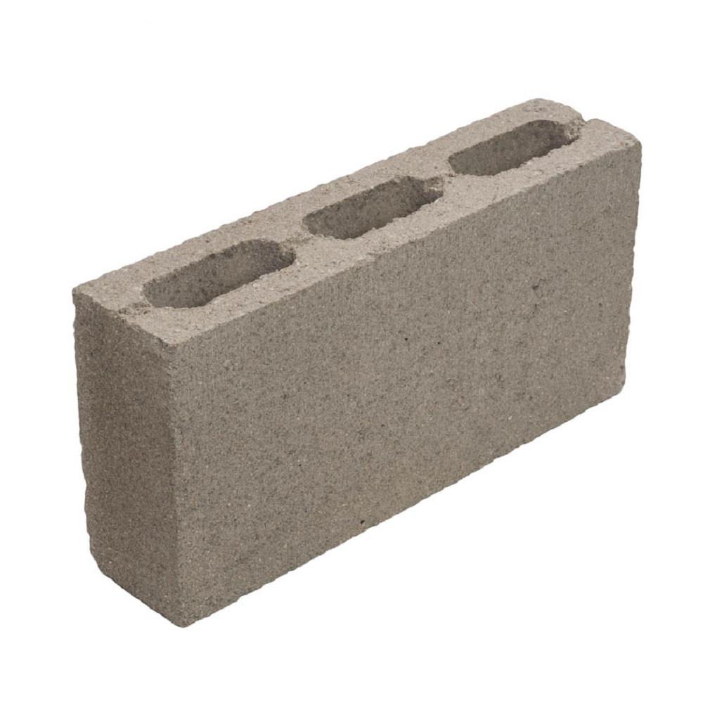Unbranded 4 In X 8 In X 16 In Normal Weight Concrete Block Hollow H0408160002000000 The Home Depot