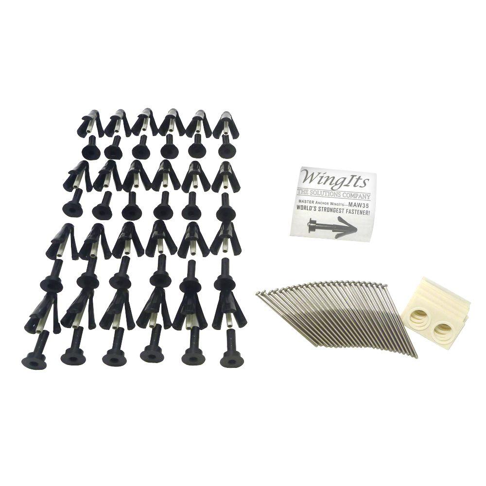 WingIts World's Strongest Fastener Standard Bulk Pack (24Anchors)MAW35B24 The Home Depot